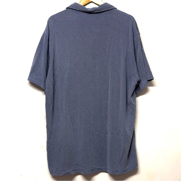 Tori Richard Men's Blue Polo Shirt Collared Short Sleeve 2XL - Picture 3 of 5